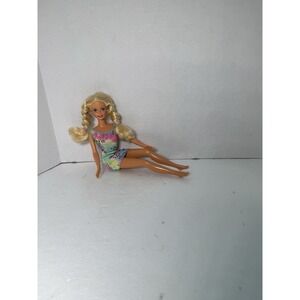Mattel Late‎ 90's Early 2000's Barbie Doll, Blonde Hair , Tied Dyed Dress